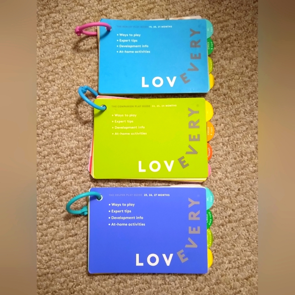 3 Lovevery Play Guides 19-27 months